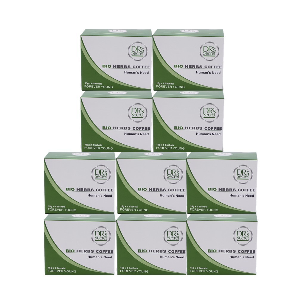 1-10 Box X 6's Box Green Coffee Herbal Kopi Natural Instant Herbs For Stamina
