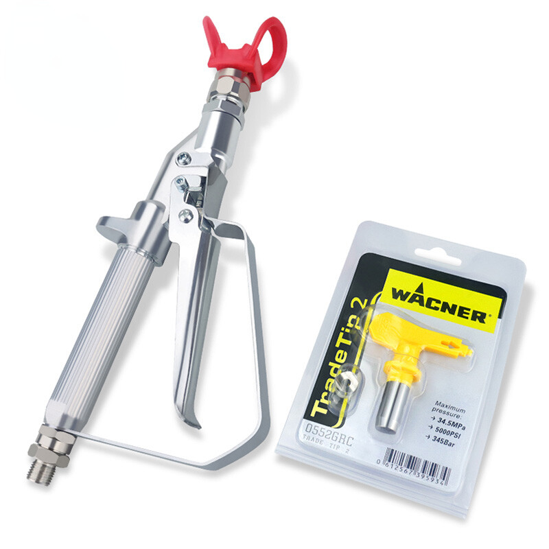 Airless Inline Paint Swivel Sprayer 517 Spray Tip +Nozzle Guard For Wagner Titan