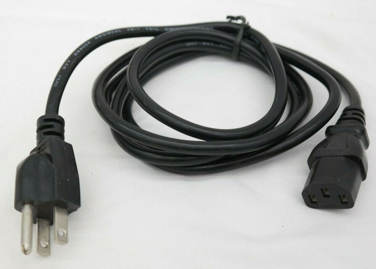 3 Prong 6ft Power Cord AWG18X3C LL65965  TF