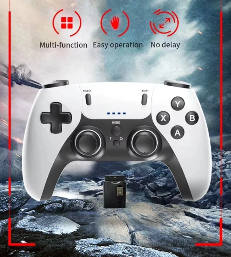 2.4G Wireless Video Game Controller for Smart TV PC PS2 PS3 PS4 Android Phone