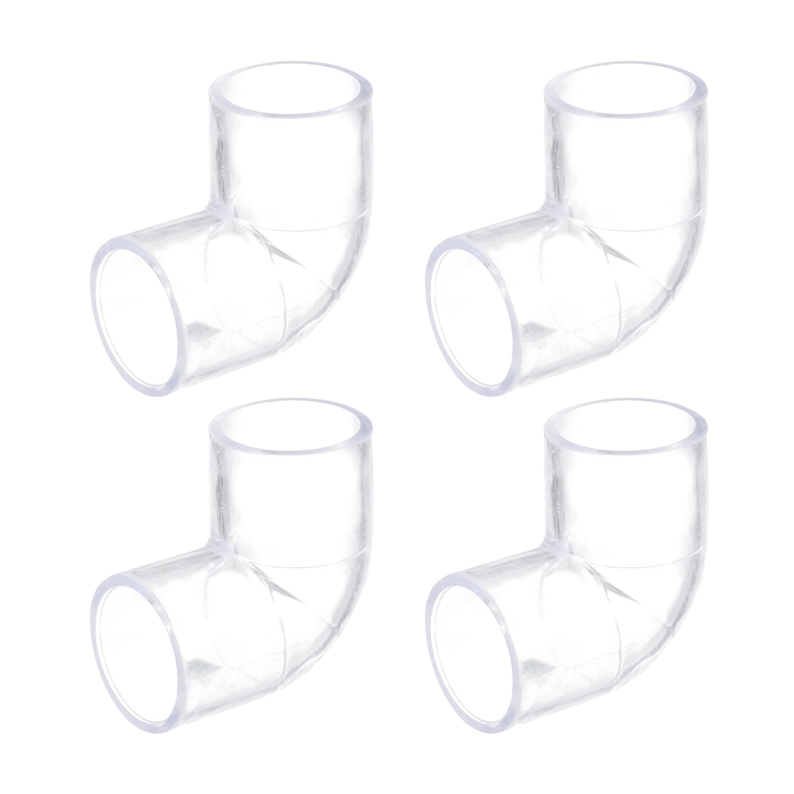 4Pcs Pipe Elbow Connector 25mm/0.98" 2 Way Elbow for Aquariums