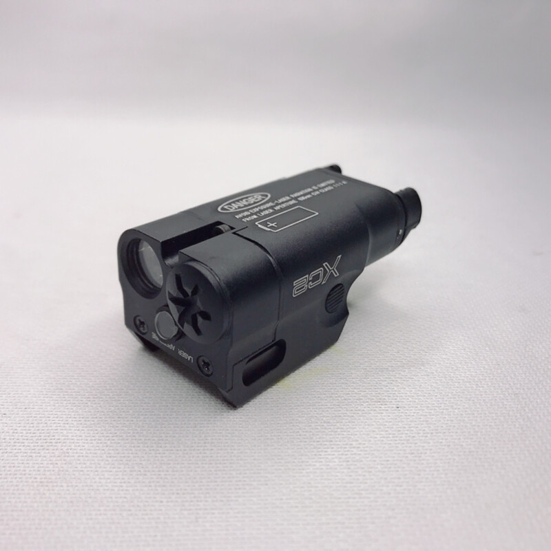 XC2 Tactical Light Compact Flashlight for 20mm With Red Dot Laser