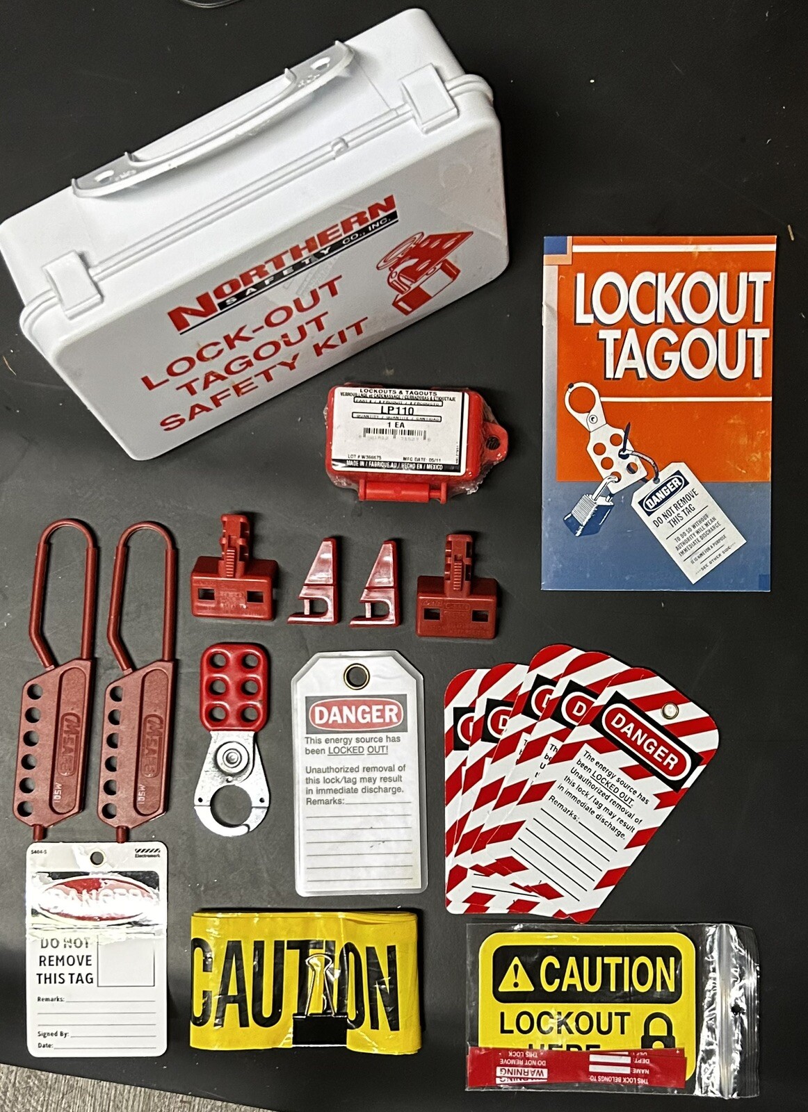 Lockout/Tagout Safety Kit for Energy Sources, Coastal Safety Corp. Hard Case