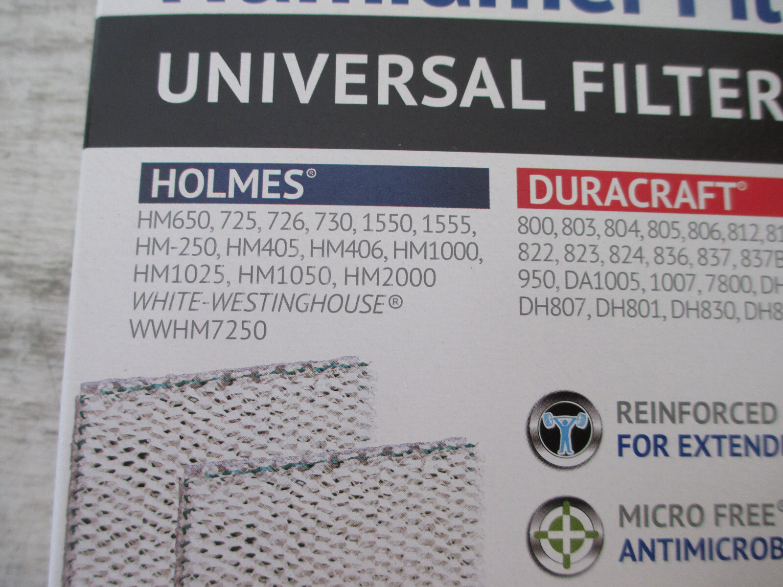 BestAir Replacement Humidifier Filter, Universal Filter, ALL-1 (2 Filters)
