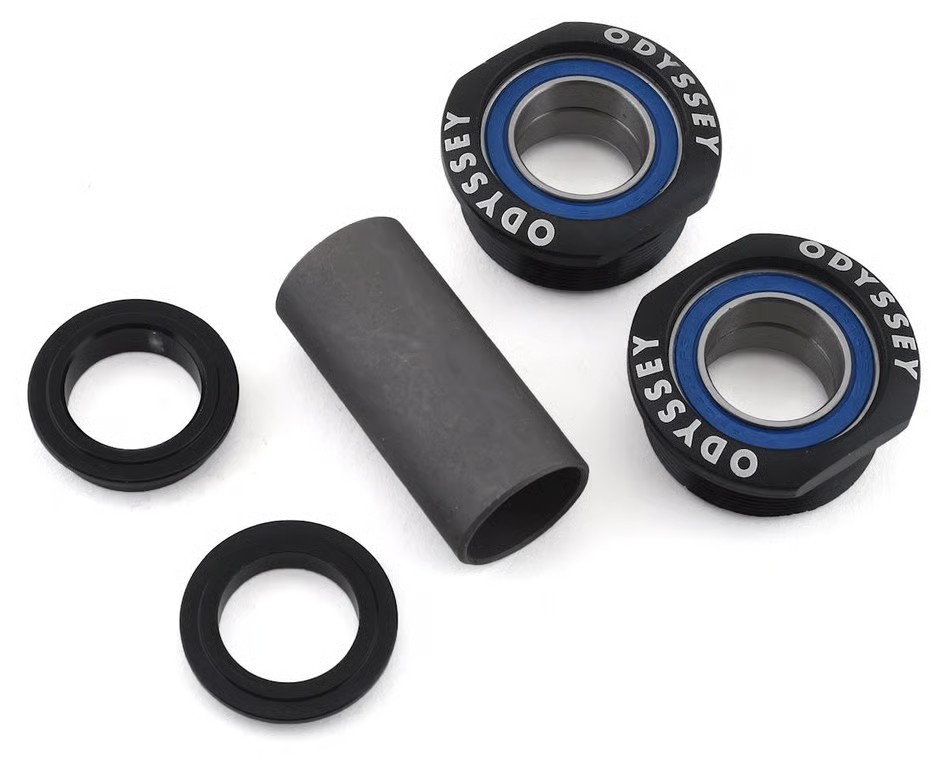 Odyssey BSA Bottom Bracket - 68 mm Shell Width 19mm Spindle Aluminum Black