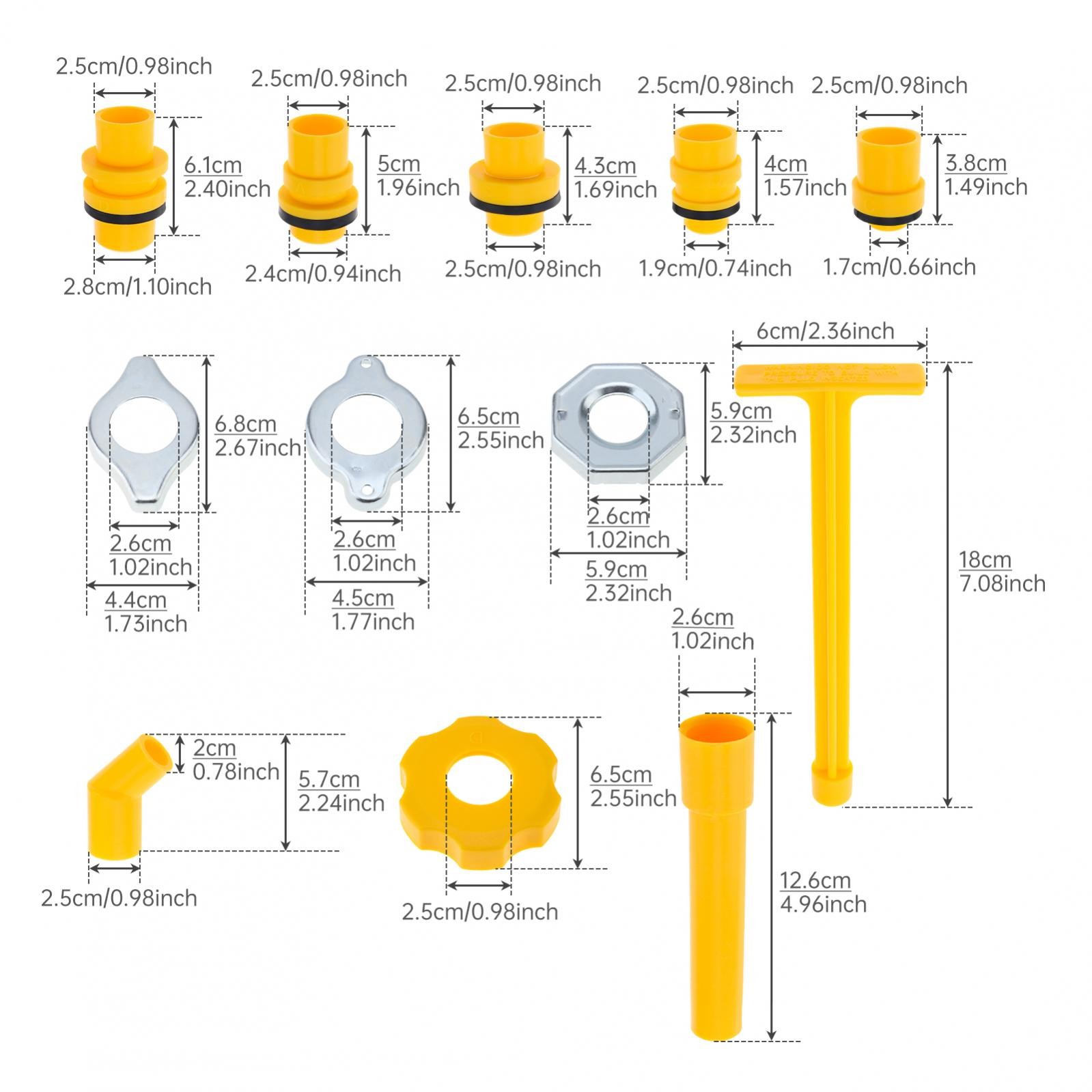 Adapter Equipped Coolant Funnel Kit, No Spilling Coolant Bleeding Tool