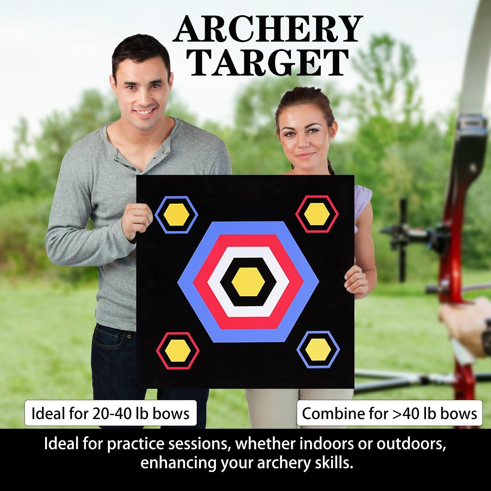 LWANO 20 inch High Density Foam Archery Target