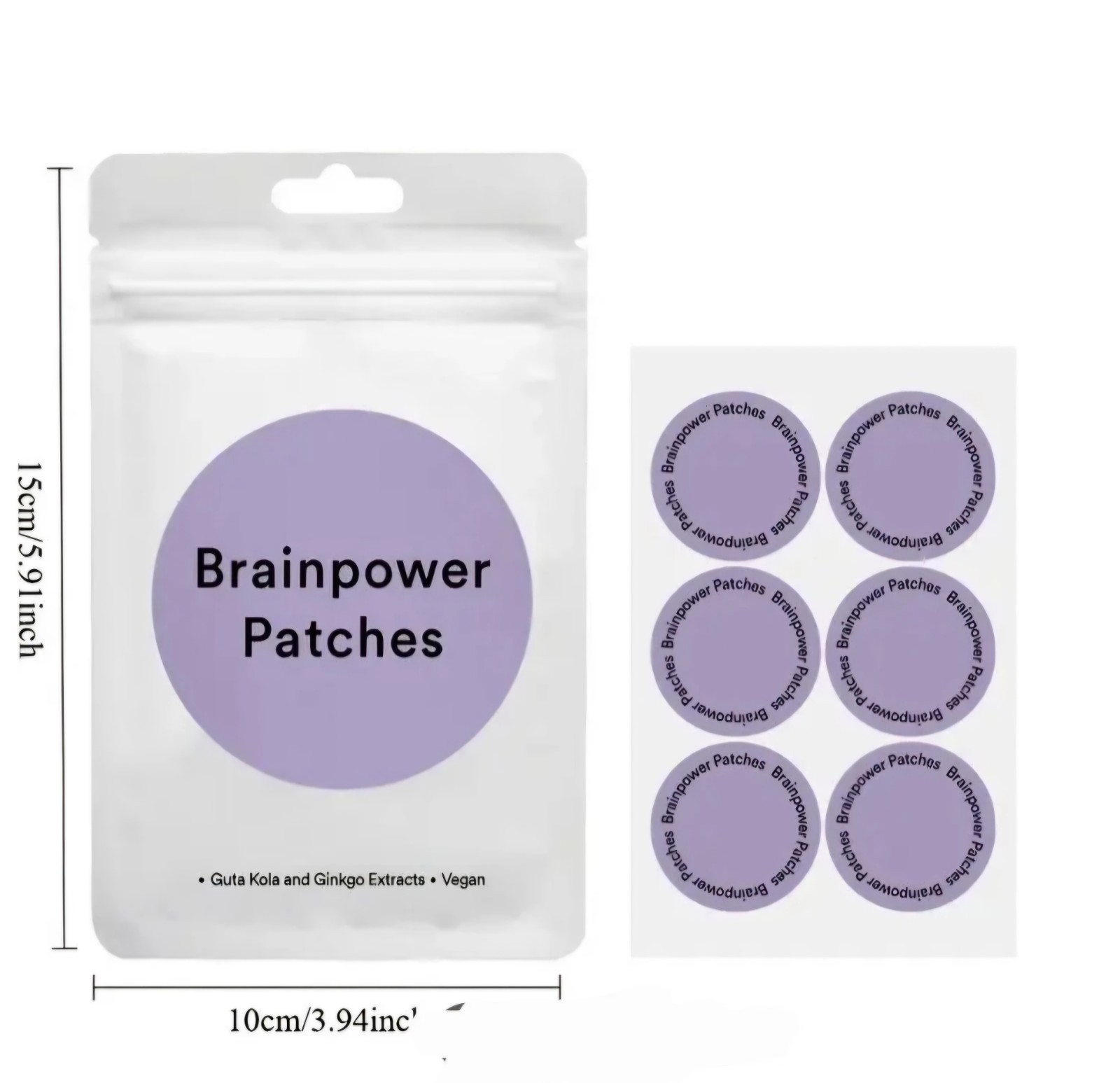 Brain Power Patches - 30 Cognitive Health Patches