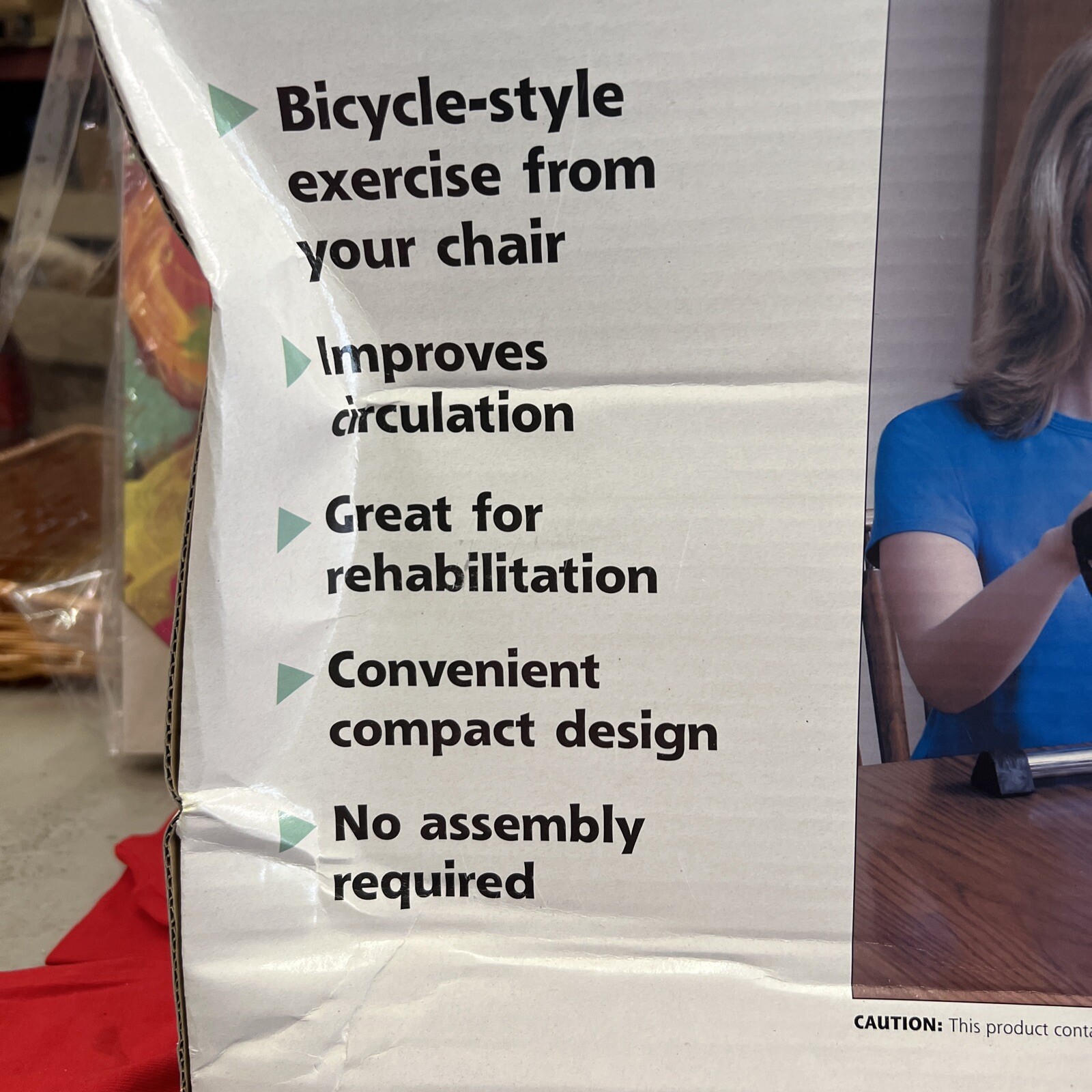 DMI Pedal Exerciser Bicycle Style Lightweight New In Box