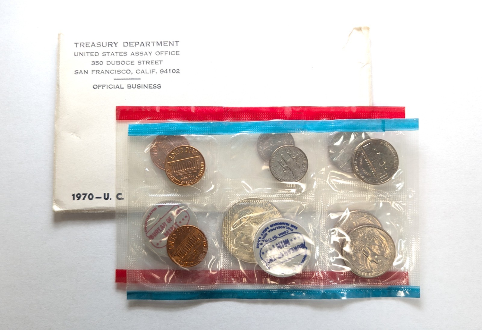 2 Complete Sets 1970 PDS Uncirculated Mint Sets with OGP & Silver Kennedy