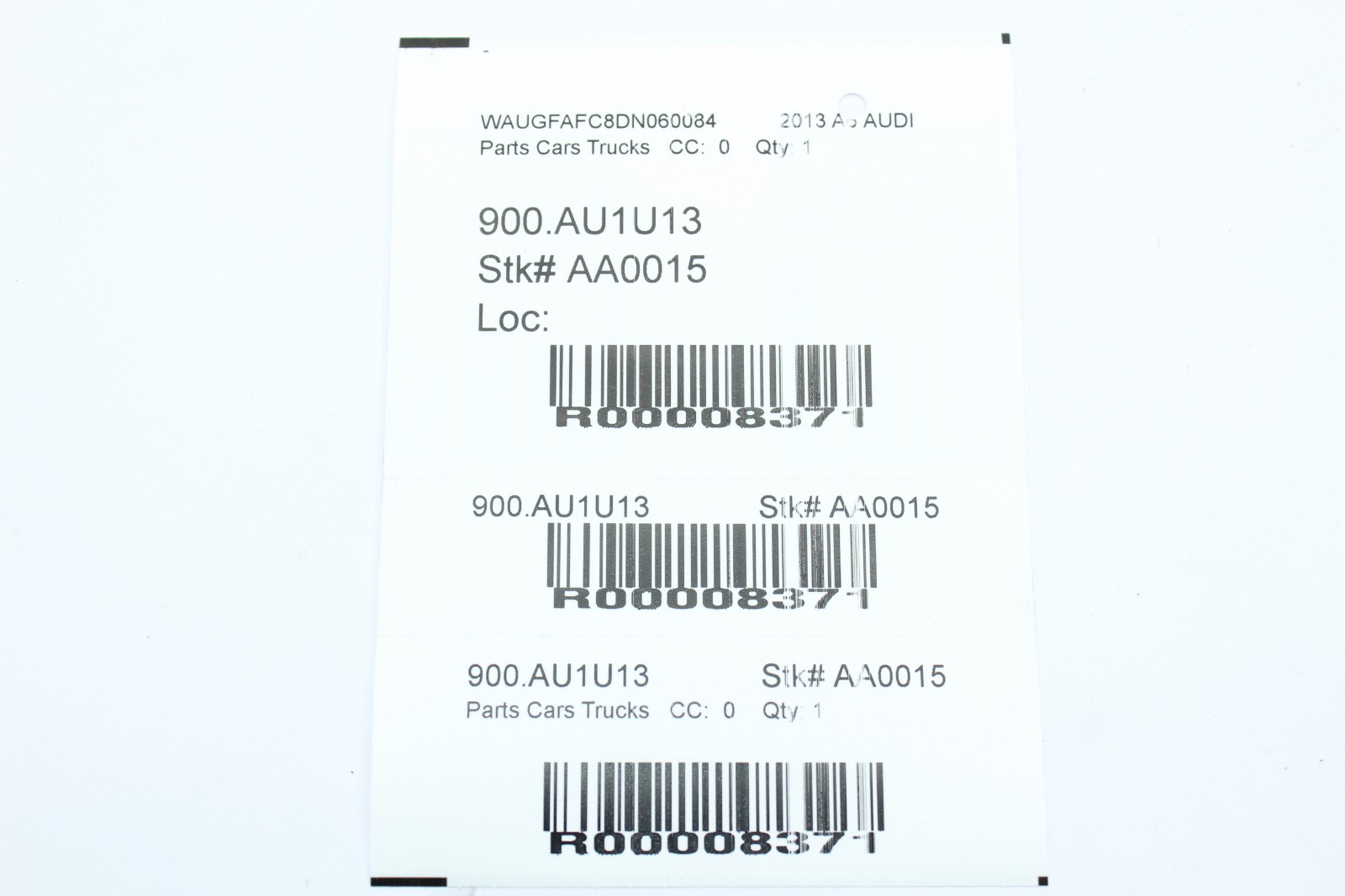 2012-2018 Audi A6 S6 A7 S7 Rear Right Side Blind Spot Control Module OEM