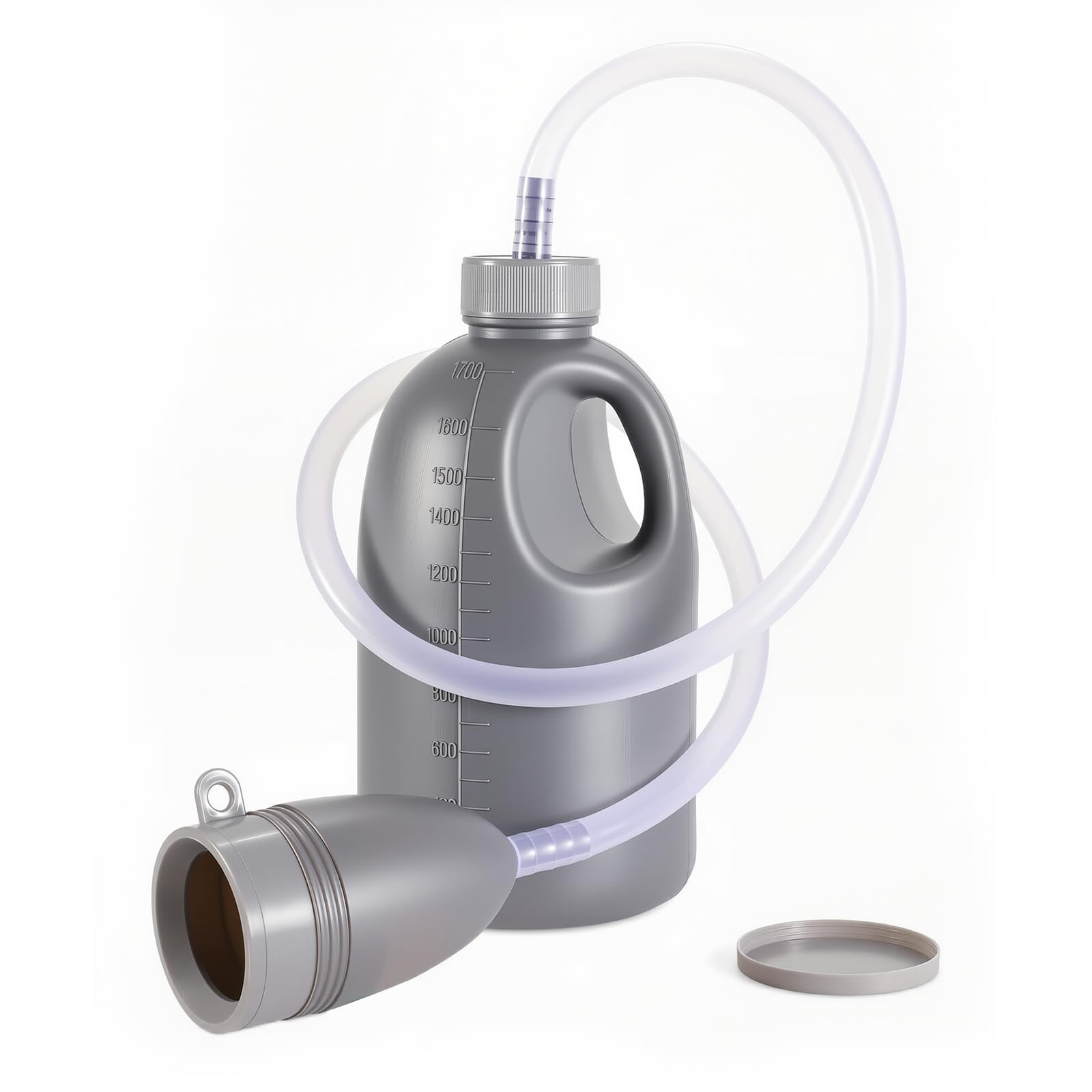 Urinals for Men Portable Male Urinal Bottle with Lid Spill Proof 37’’ Long Tu...