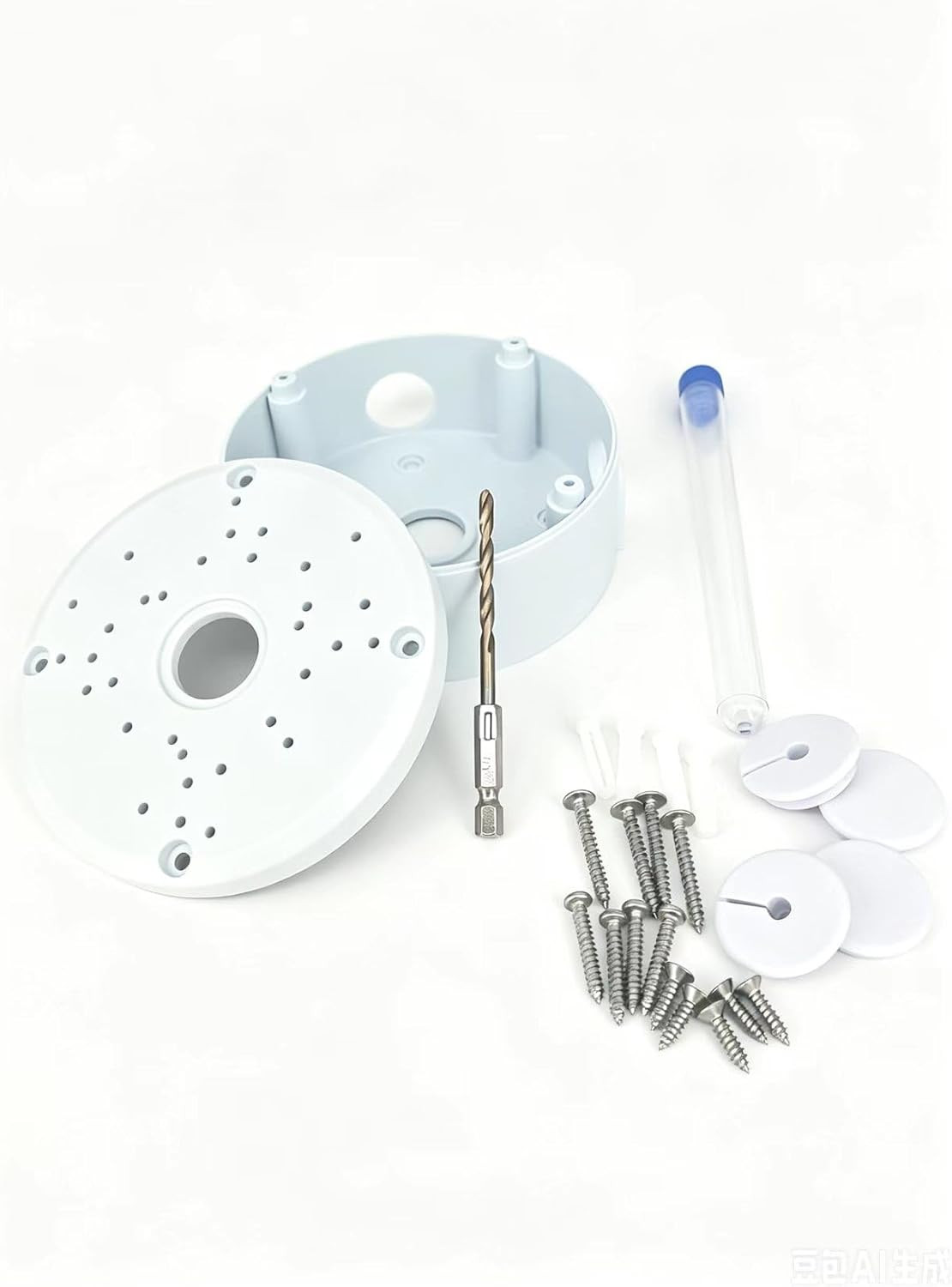 Plastic Universal Junction Box for Bullet & Dome IP Security Camera Mount Bracke