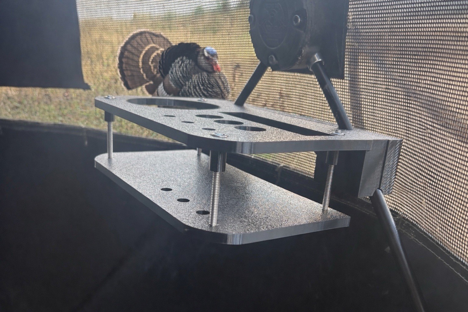 Turkey Hunting Accessory Shelf For Ground Or Hub Style Blind