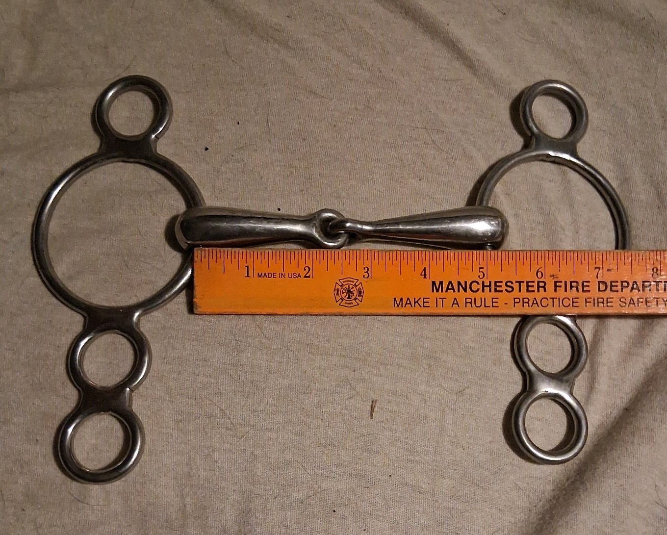5" Elevator Loose Ring, .5" Snaffle Horse Bit