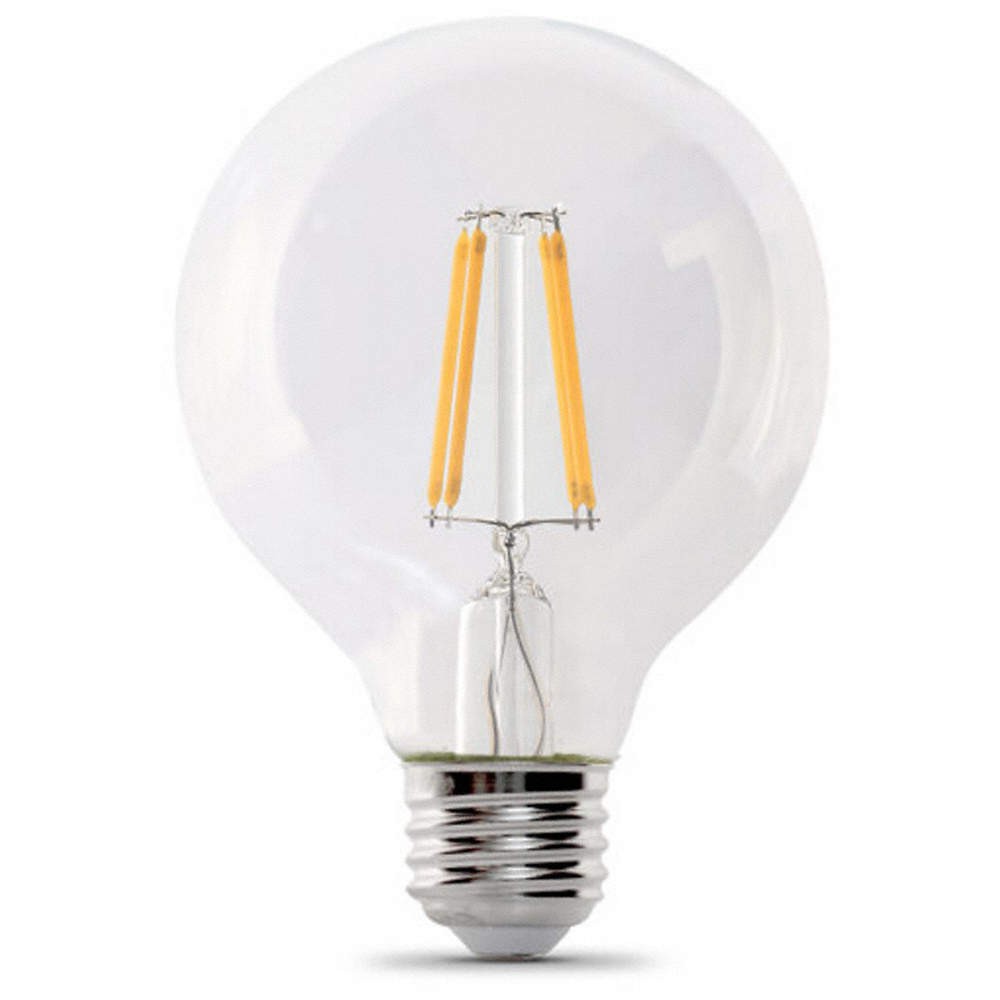 FEIT ELECTRIC G2560/927CA/FIL/3/RP LED,5.5 W,G25,Medium Screw (E26),PK3 797U89