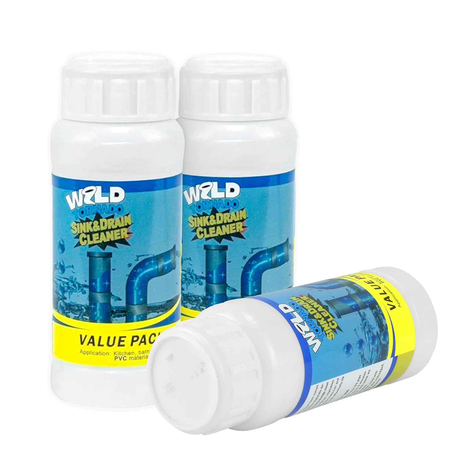 Wild Tornado Sink and Drain Cleaner,The Pipe Dredge Quick Unclog For Kitchen...