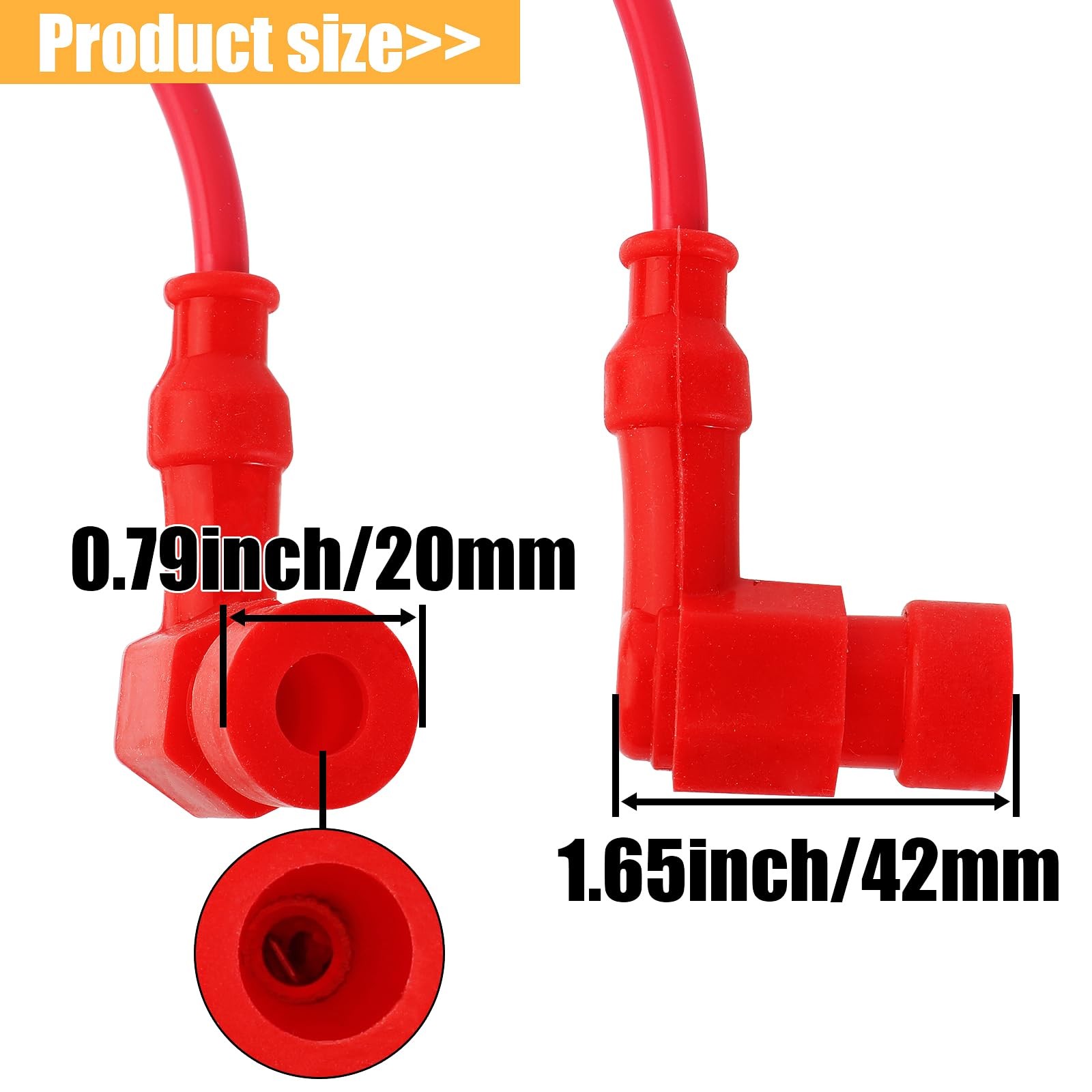 QAZAKY High Performance CDI Ignition Coil Compatible with 49cc - 50cc 60cc...