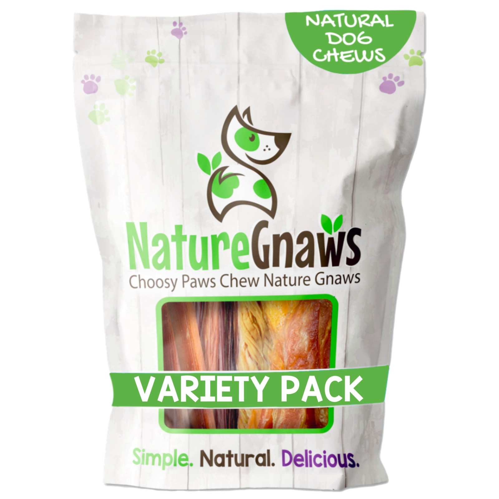 Nature Gnaws Variety Pack for Small Dogs (12 12 Count (Pack of 1), Natural