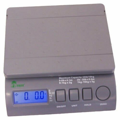 35 lb x 0.1 oz LCD Digital Postal Shipping Scale with AC Adapter Free Shipping