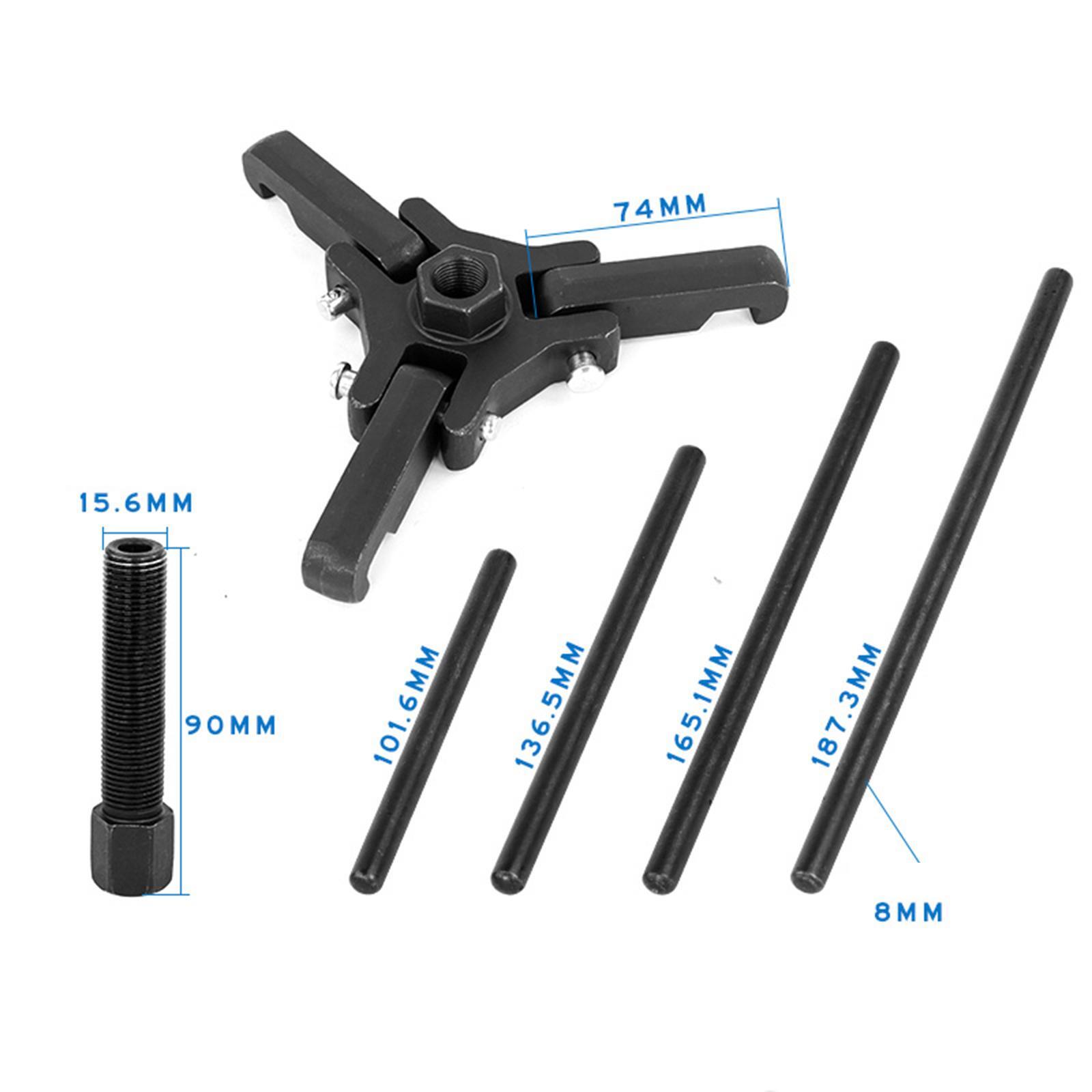Harmonic Balancer Puller Crank Pulley Removal Kit Engine Motor Rod Auto LS GM US