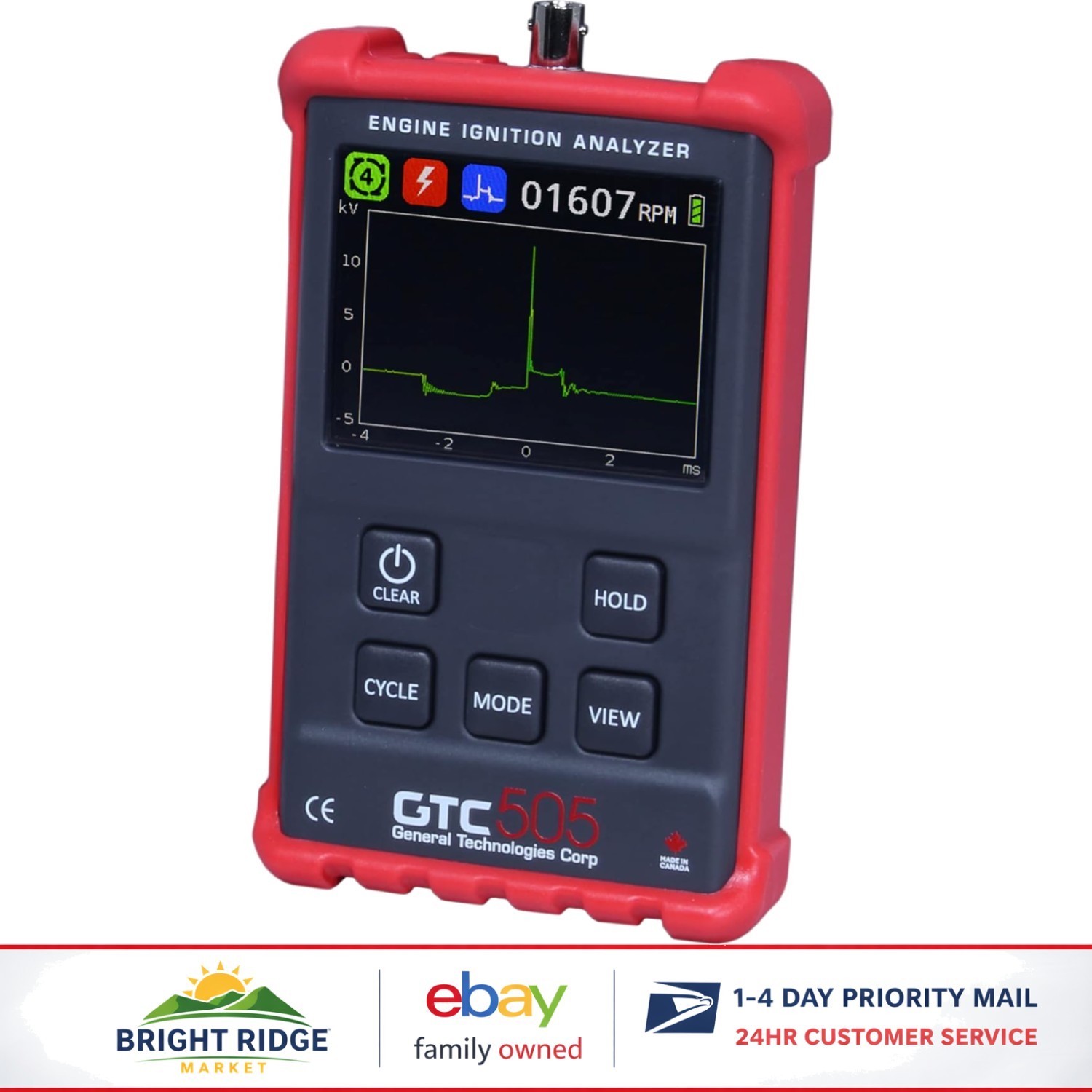 All-in-One Ignition Analyzer for Primary and Secondary Coil Troubleshooting