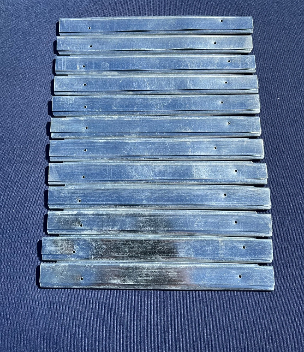 Lot of 12 S Slip Cleat 12” Galvanized Steel HVAC Duct Connection