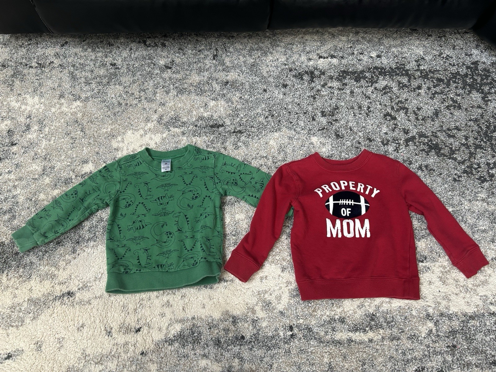 Boys Sweatshirts Dinosaur And Property Of Mom