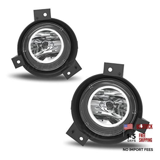 2PCS Clear Lens Fog Lights for Ford Ranger 2001-2003