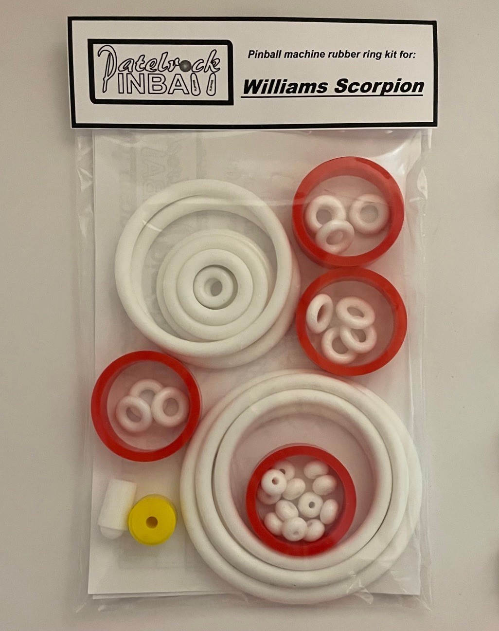 1980 Williams Scorpion Pinball Machine Rubber Ring Kit