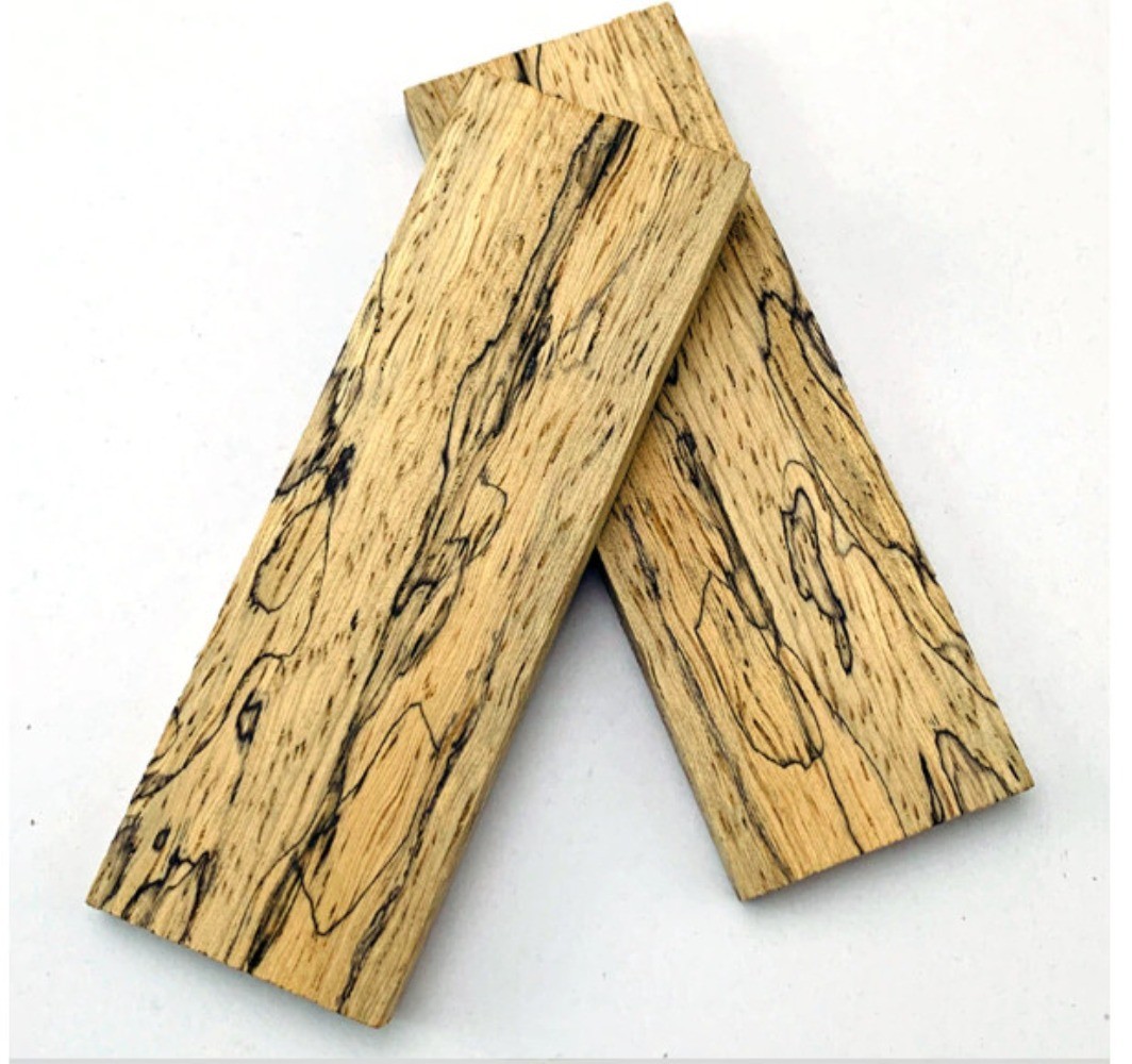 2 PIECES Maple Wood Knife Handle Material Blanks Scales DIY Wood Craft Blanks
