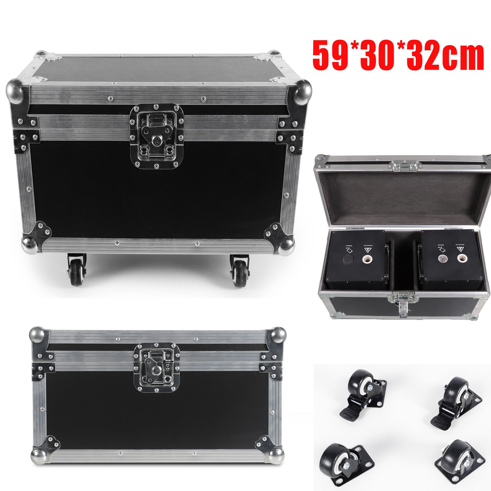 2PCS 700W DMX Cold Spark Machine Firework Machine Wedding &Flight Case