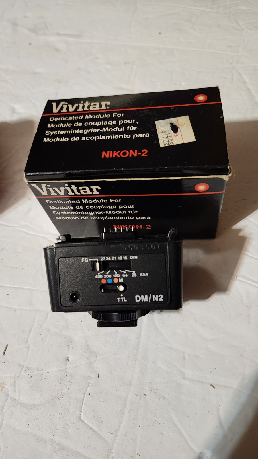 Vivitar Nikon-2 Dedicated Module Flash - DM/N2 Adapter Accessory Part Camera