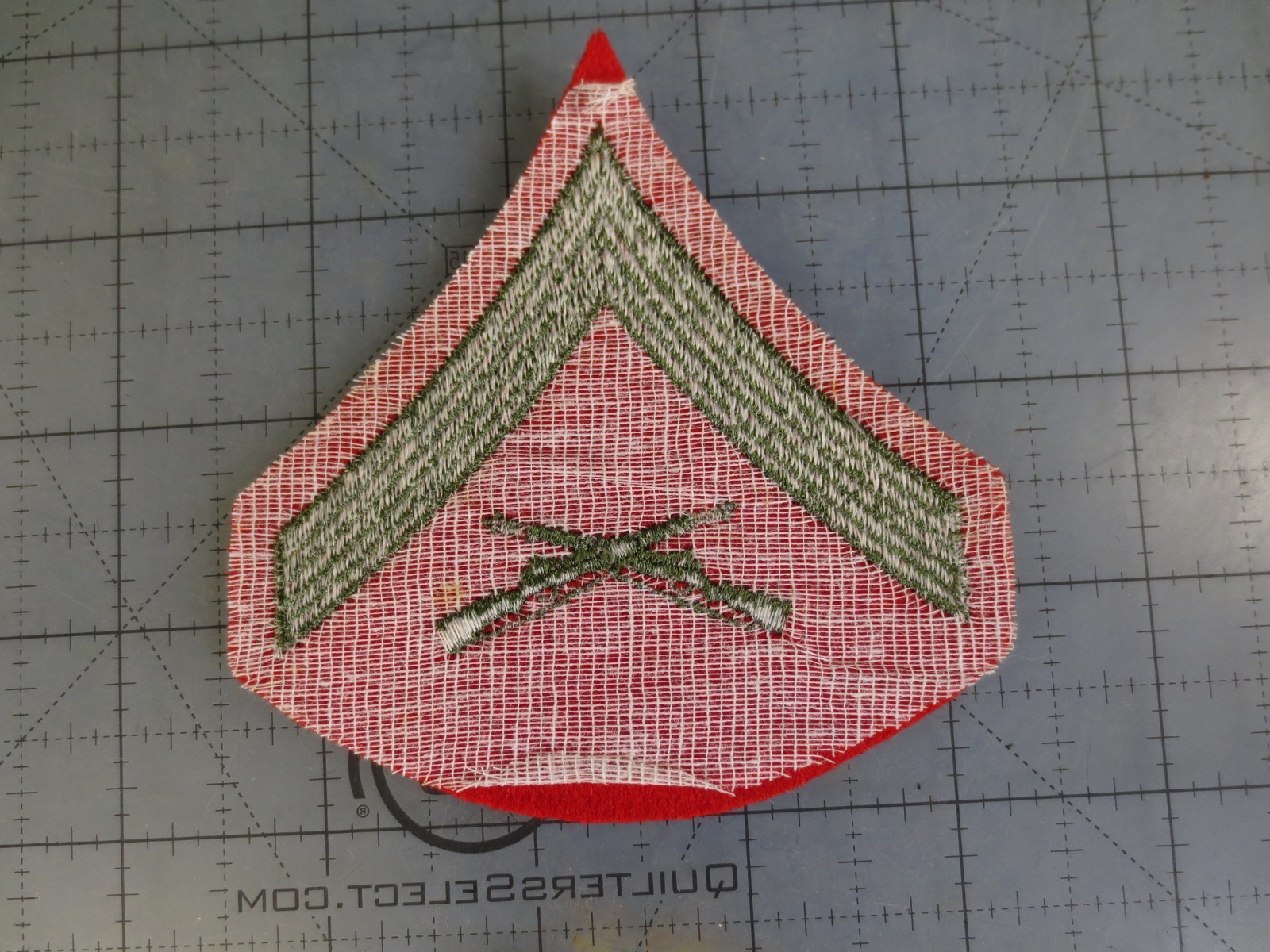 Original USMC Marine Corps Lance Corporal E-3 Service Dress Patch Insignia