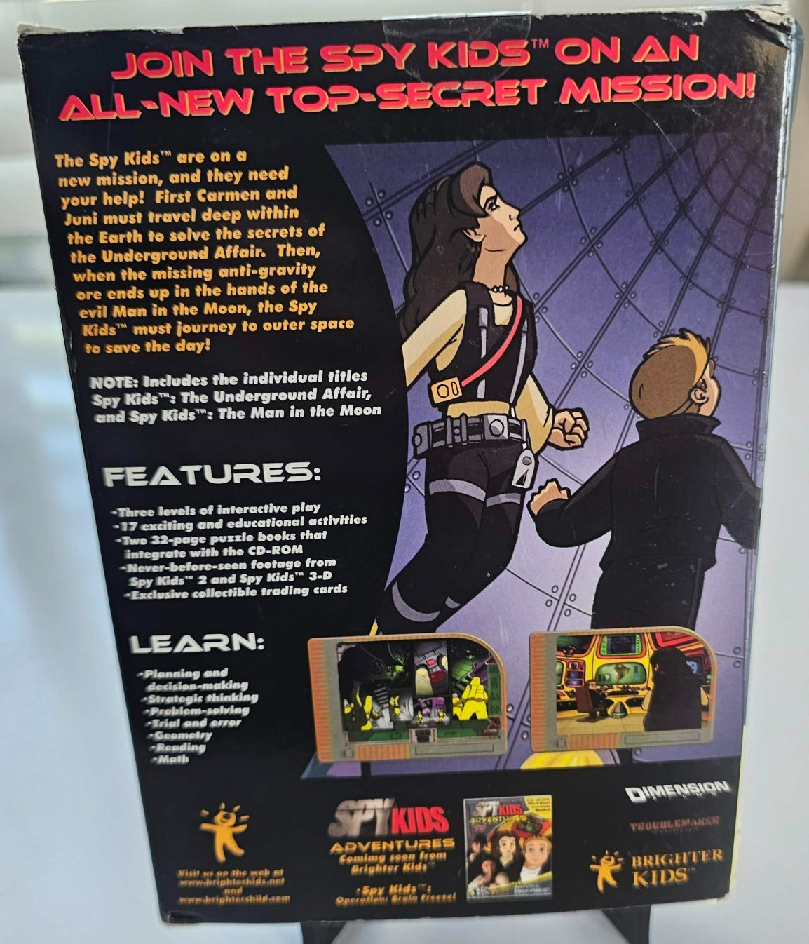 Spy Kids Adventures: The Anti-Gravity Agenda PC Game MAC CD