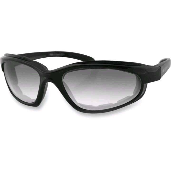 Bobster Fat Boy Sunglasses Black Frame, Anti-Fog Photochromic Lens, Excellent!