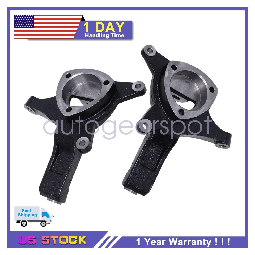 2Pcs 5" Lift Spindles FIT Chevy Silverado 1500 2016 2017 2018 RWD Front LH & RH