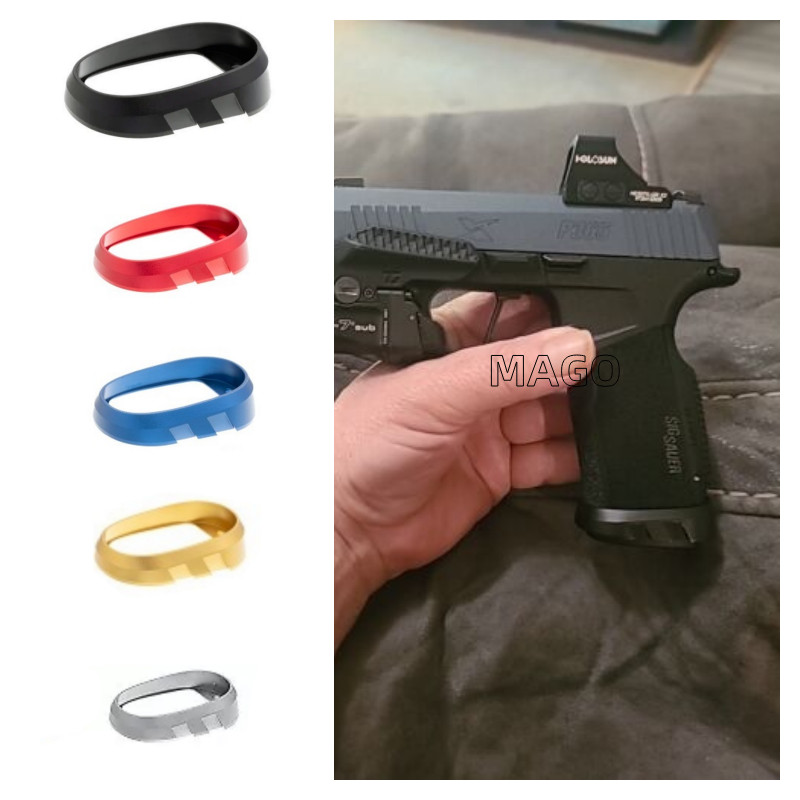 CNC Aluminum Alloy for Sig Sauer P365 Sig Sauer X Macro Magwell 9 mm Luger 17rd