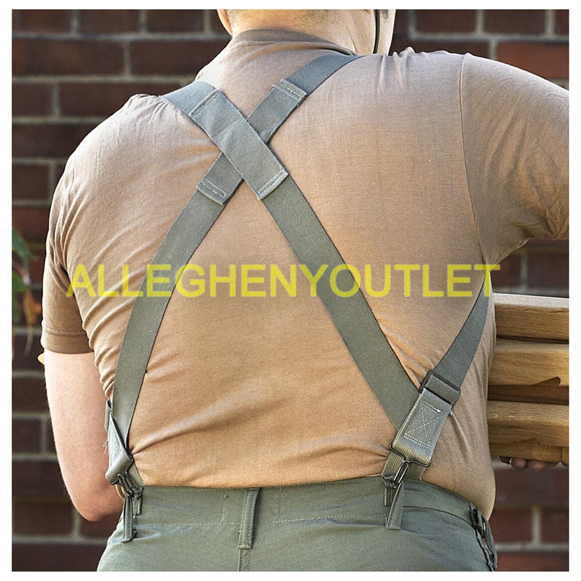 Lot of 2 US MILITARY ARMY M1950 Trouser Pant SUSPENDERS FOLIAGE BDU ACU DCU USAF