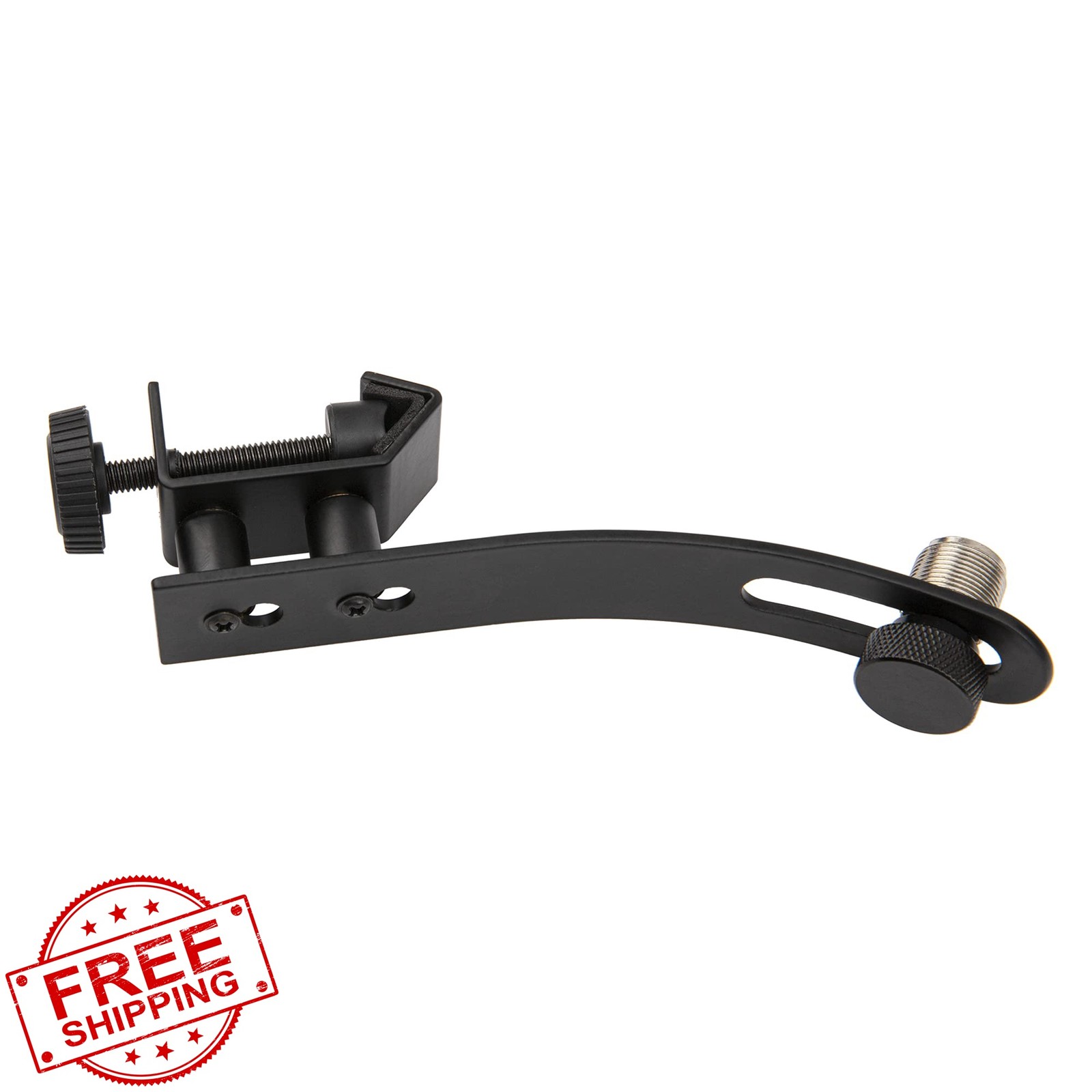 Yootones Drum Microphone Shockproof Clip Mount Black