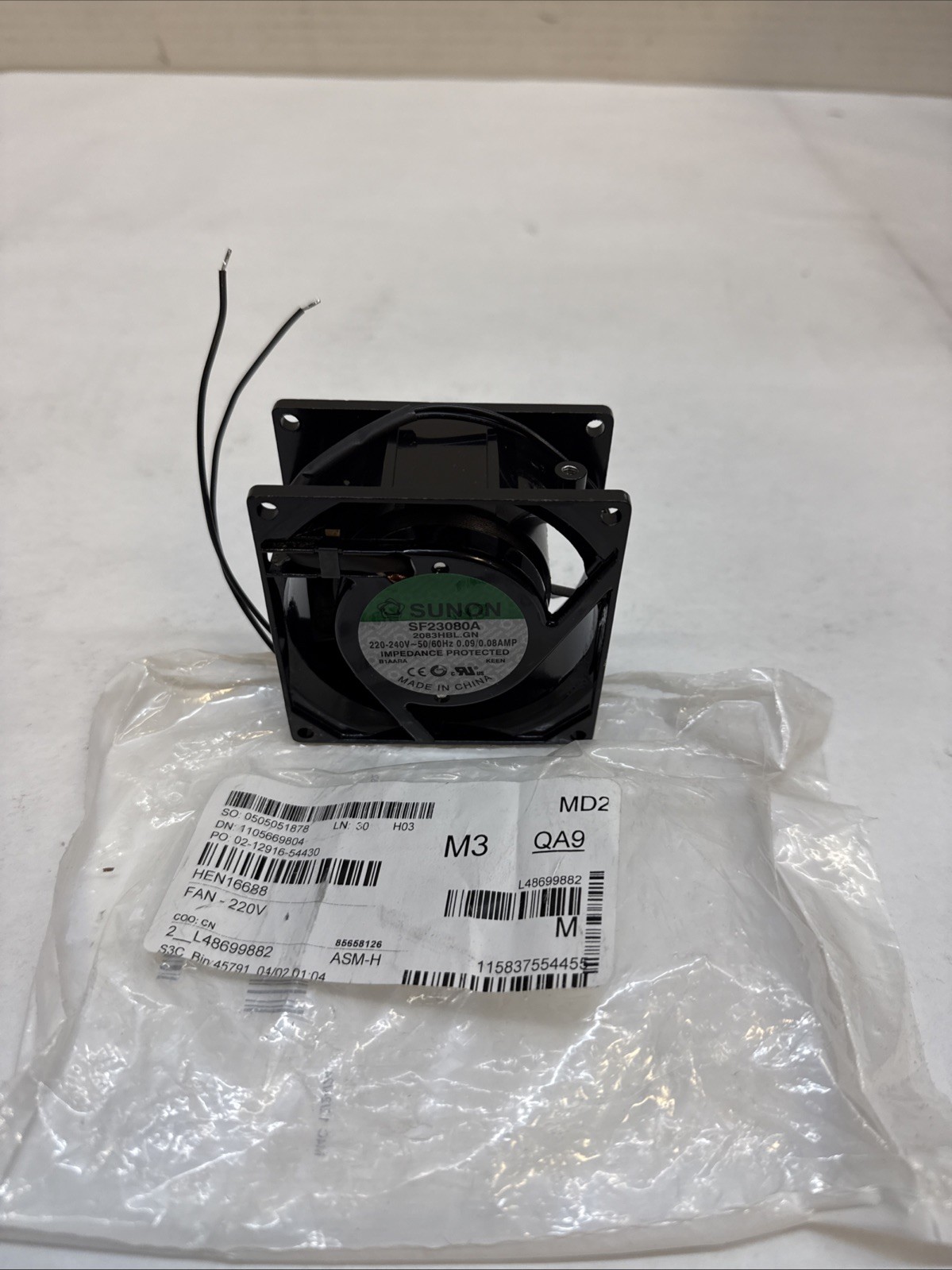16688 Henny Penny Fan - 220V Genuine OEM HEN16688