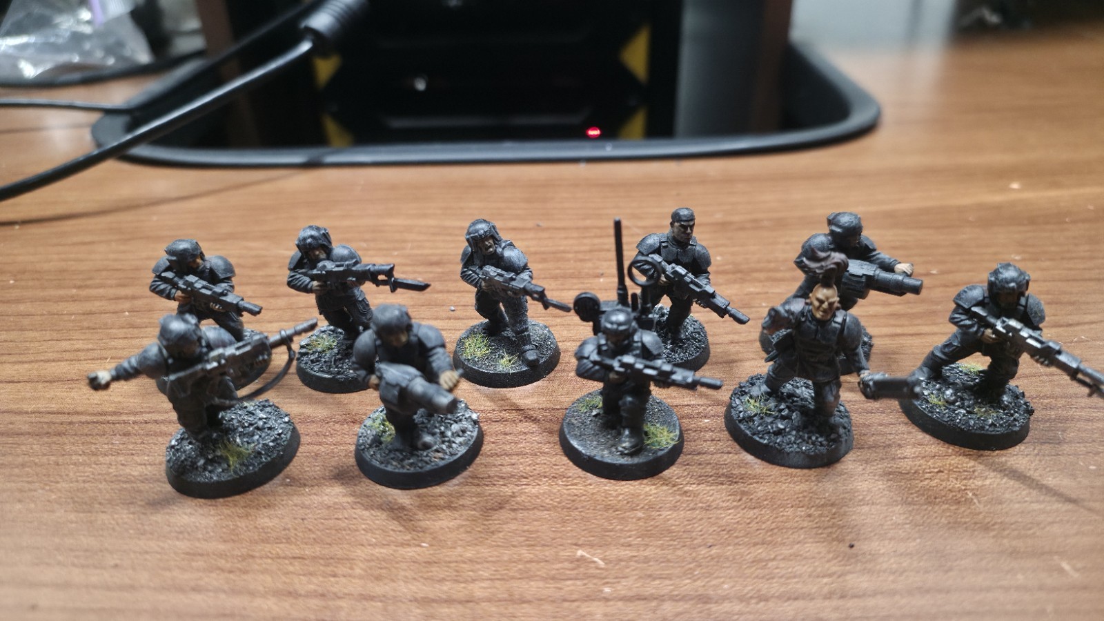 Astra Militarum Cadian Shock Troop Squad Warhammer 40k Painted