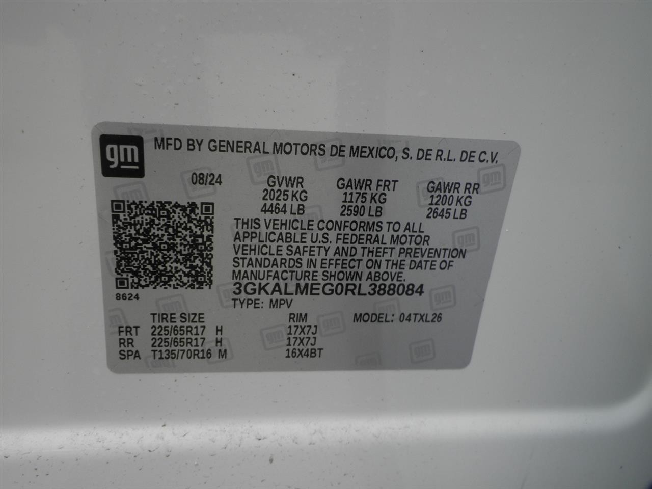 GMC Terrain 2023-2024 Telematics Interface Module 86579859 8161