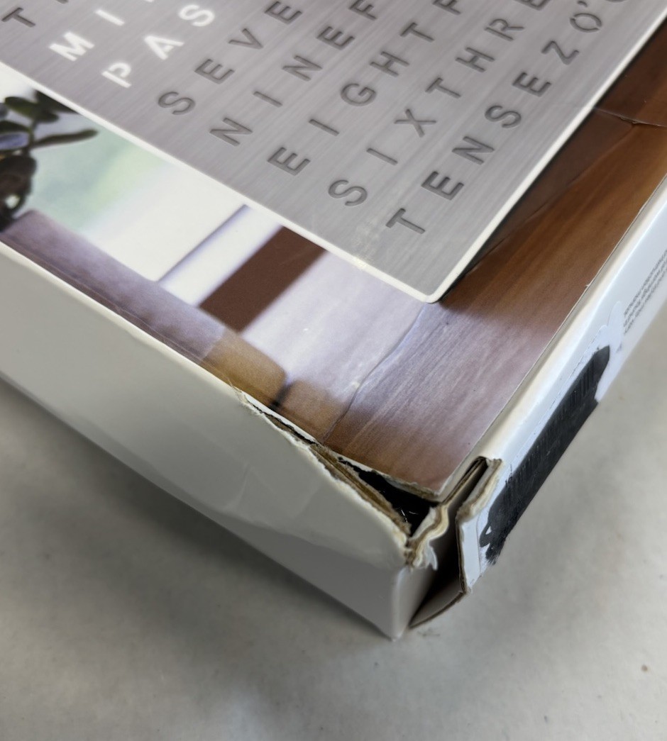 Sharper Image LED Word Clock Pro