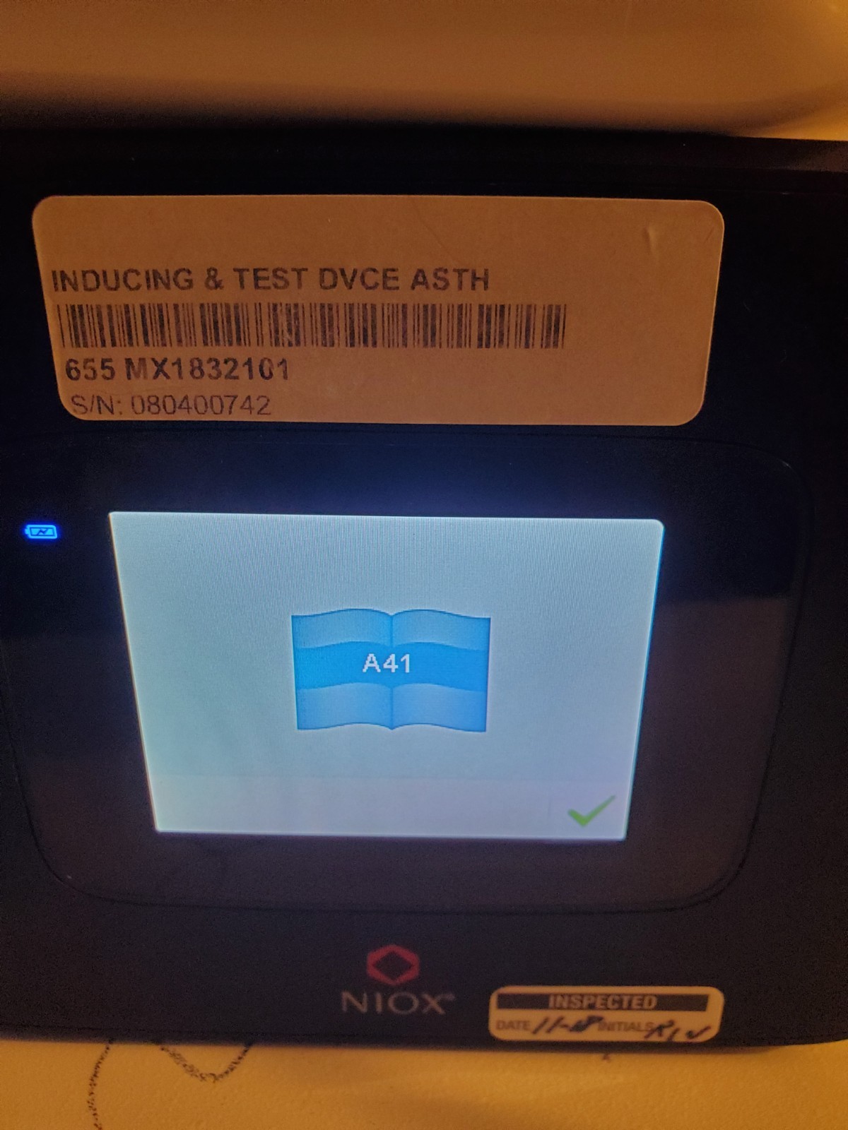 NIOX VERO EXHALED NITRIC OXIDE ANALYZER Fe In MINT CONDITION