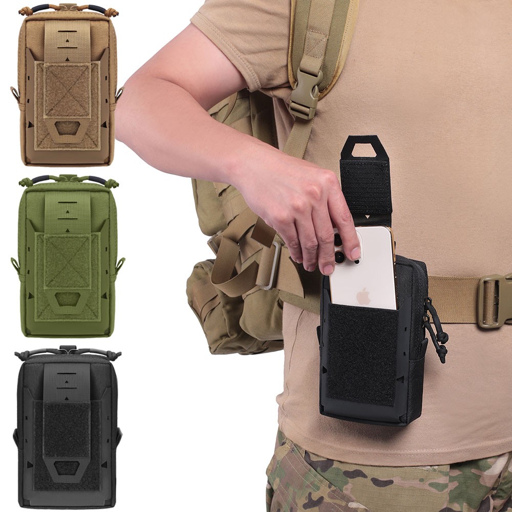 Tactical Molle Pouch Military Waist Bag Men Outdoor EDC Utility Pack Phone Case