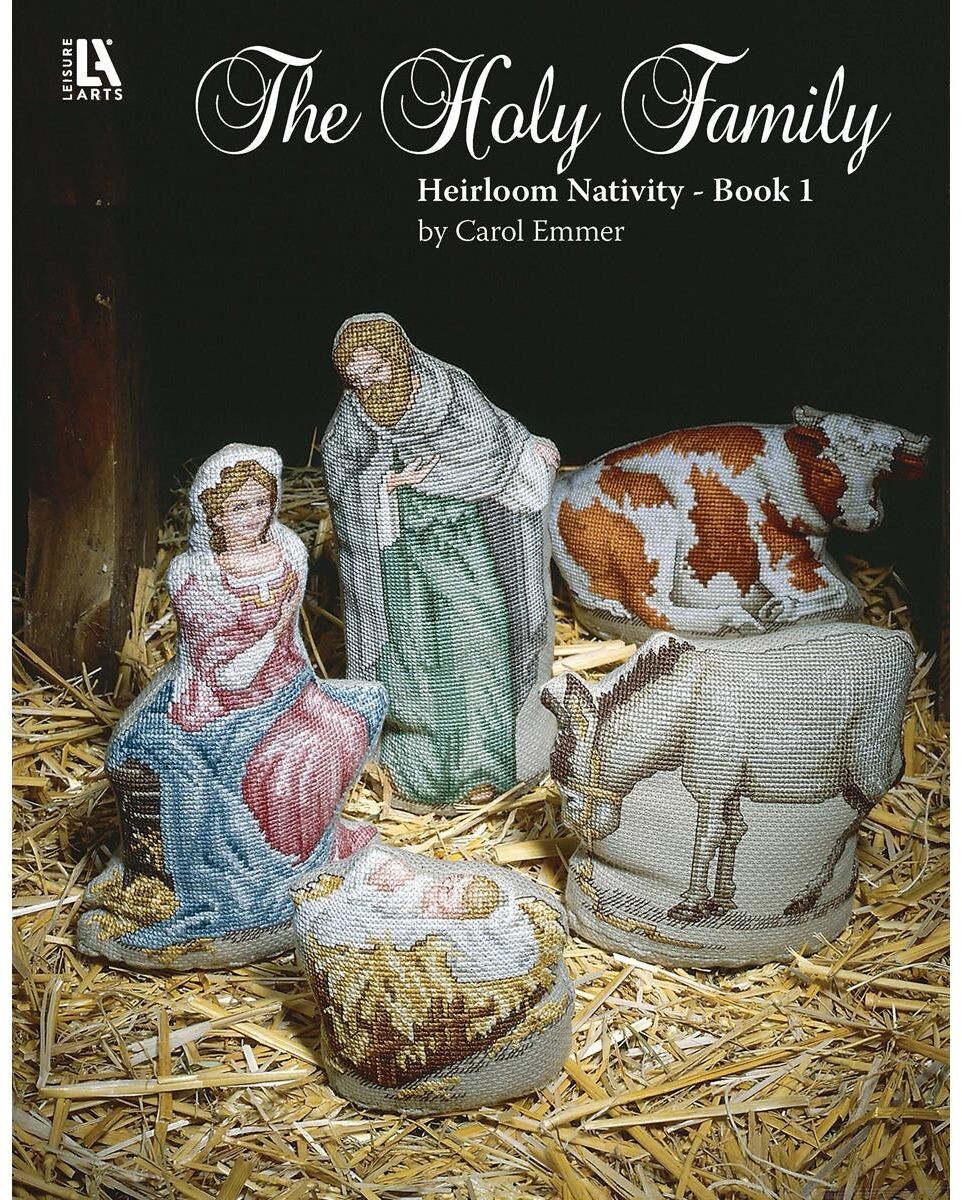 The HOLY FAMILY Heirloom NATIVITY Cross Stitch Pattern Book 1 ~ 5 Designs