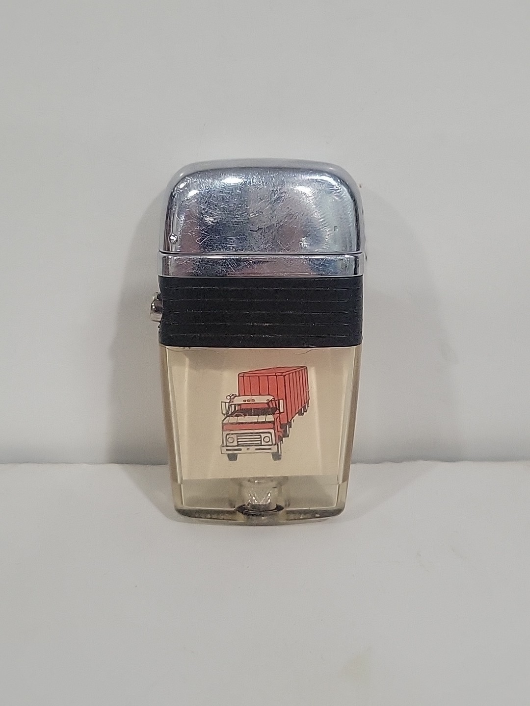 Personalized 1978 Ron Wilson Trucker Refillable Vu-Lighter with Black Band