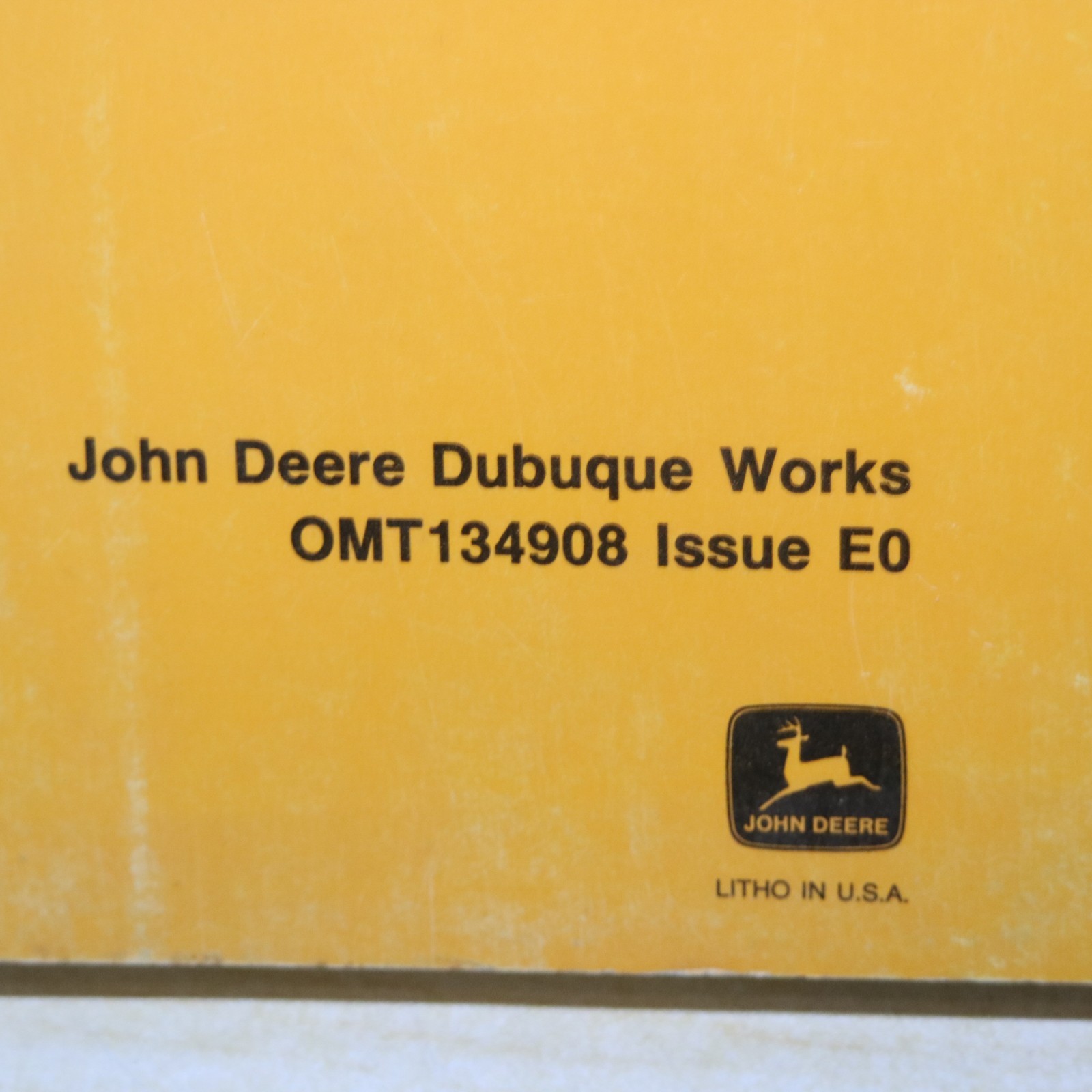 JOHN DEERE 762B PAN SCRAPER Owner Operation Maintenance Manual guide operator