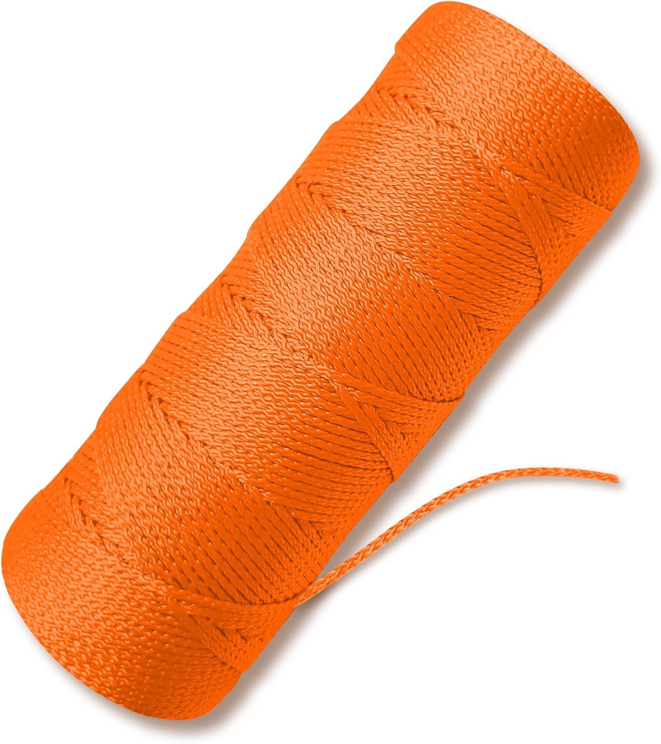 Orange Mason Line String Line - #18 Braided Nylon String - 250 Ft Length